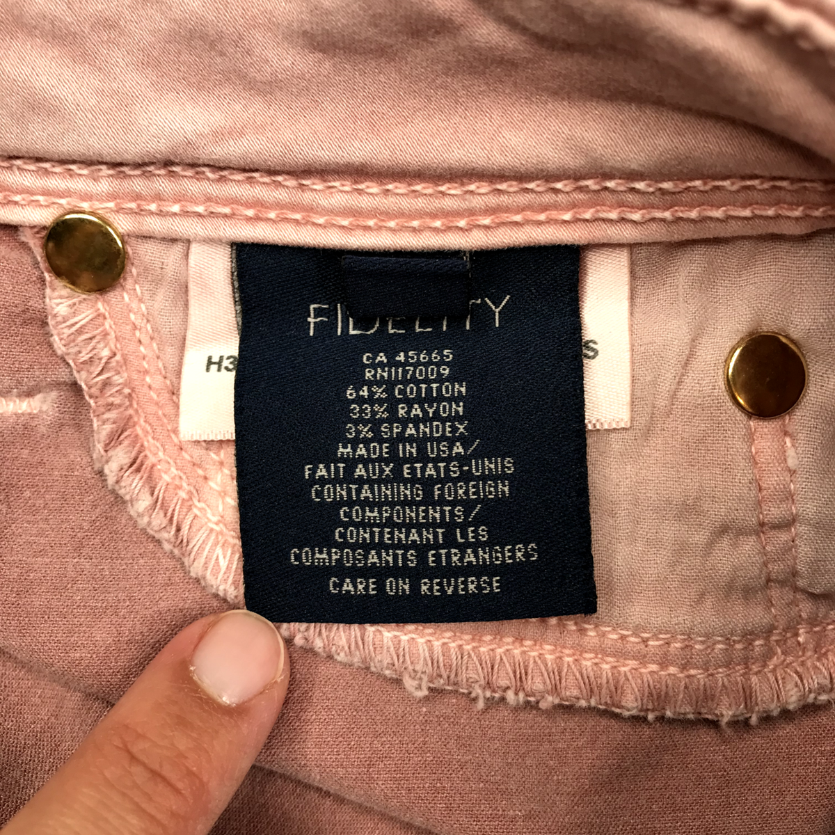 Fidelity Denim Mila Mid Rise Ankle Slim Pink Pants Size 24 | eBay