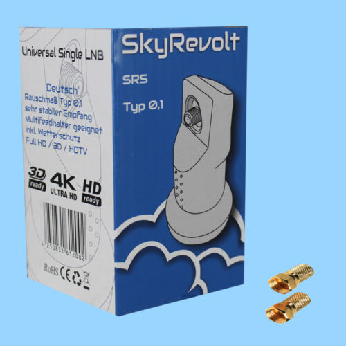 SKY SINGLE LNB 0,1 dB FULL HDTV HD 3D 4K UHD LMB LNC Kopf Sat LBN Digital TV HD+ - Bild 3 von 3