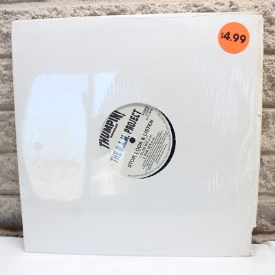 The D.A.M. Project Stop Look & Listen / I Can't Stop SINGLE 12'' Vinyl Record VG+