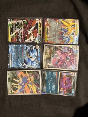 Pokémon TCG Mega Scrafty GX, Mega Salamory GX, Blastoise GX Holo Lot (6 Cards)
