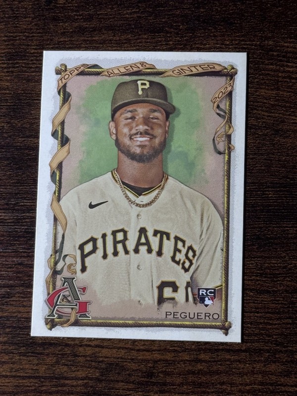 2023 Pittsburgh Pirates ROOKIE Liover Peguero Topps Allen & Ginter #121 RC