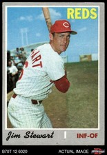 1970 Topps #636 Jimmy Stewart Reds 4 - VG/EX