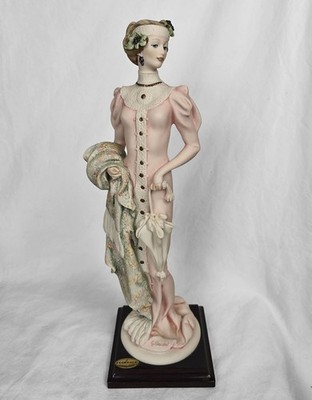 14.5'' Vintag 1987 Giuseppe Armani LADY WITH SUNSHADE Figurine 0958C, Italy