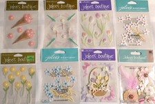A PASTEL GARDEN BY JOLEE'S BOUTIQUET 8 PACKS-ALL DIFFERENT 63 PIECES
