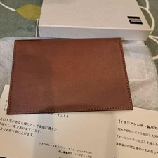 AMERICAN EXPRESS Amex Amex Italian Leather Passport Case