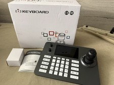 PTZ Camera Controller POE Network 4D Joystick Decoding Keyboard - 5” LCD Display