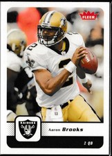 Aaron Brooks 2006 Fleer Oakland Raiders #71