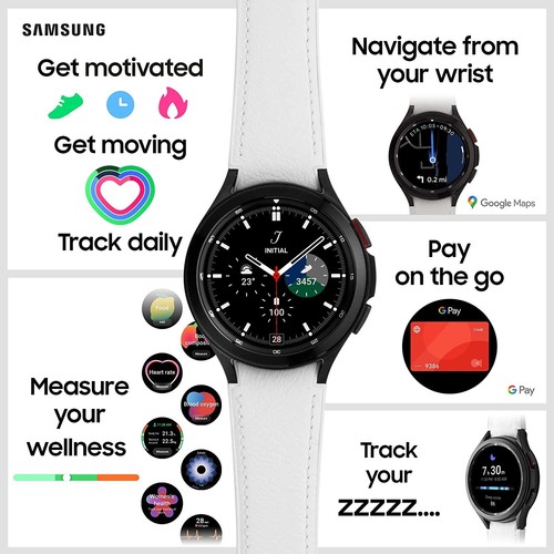 Samsung Galaxy Watch4 SM-R890 46mm Classic GPS SmartWatch Black - 第 9/12 張圖片