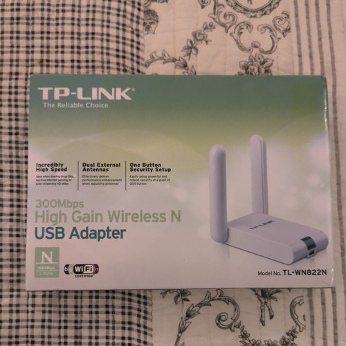TP-Link TL-WN822N Wireless USB Adapter - Version 2 - 第 1/3 張圖片