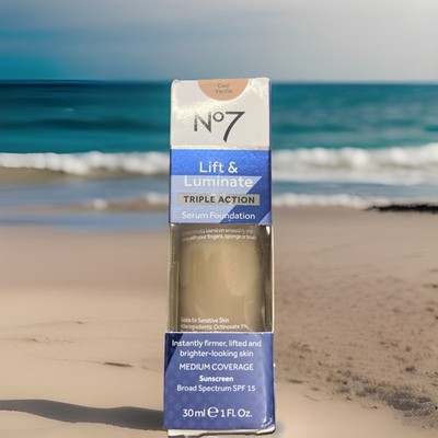 No7 Lift & Luminate Triple Action Serum Foundation Latte