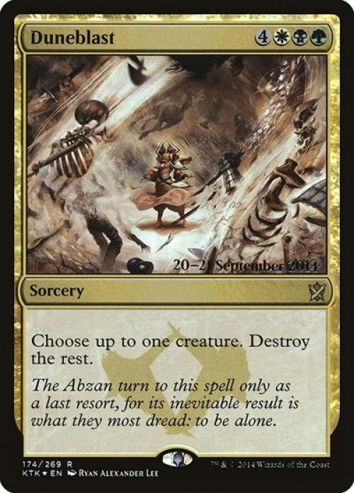 Duneblast -Foil Light Play MTG Promos: Prerelease Cards