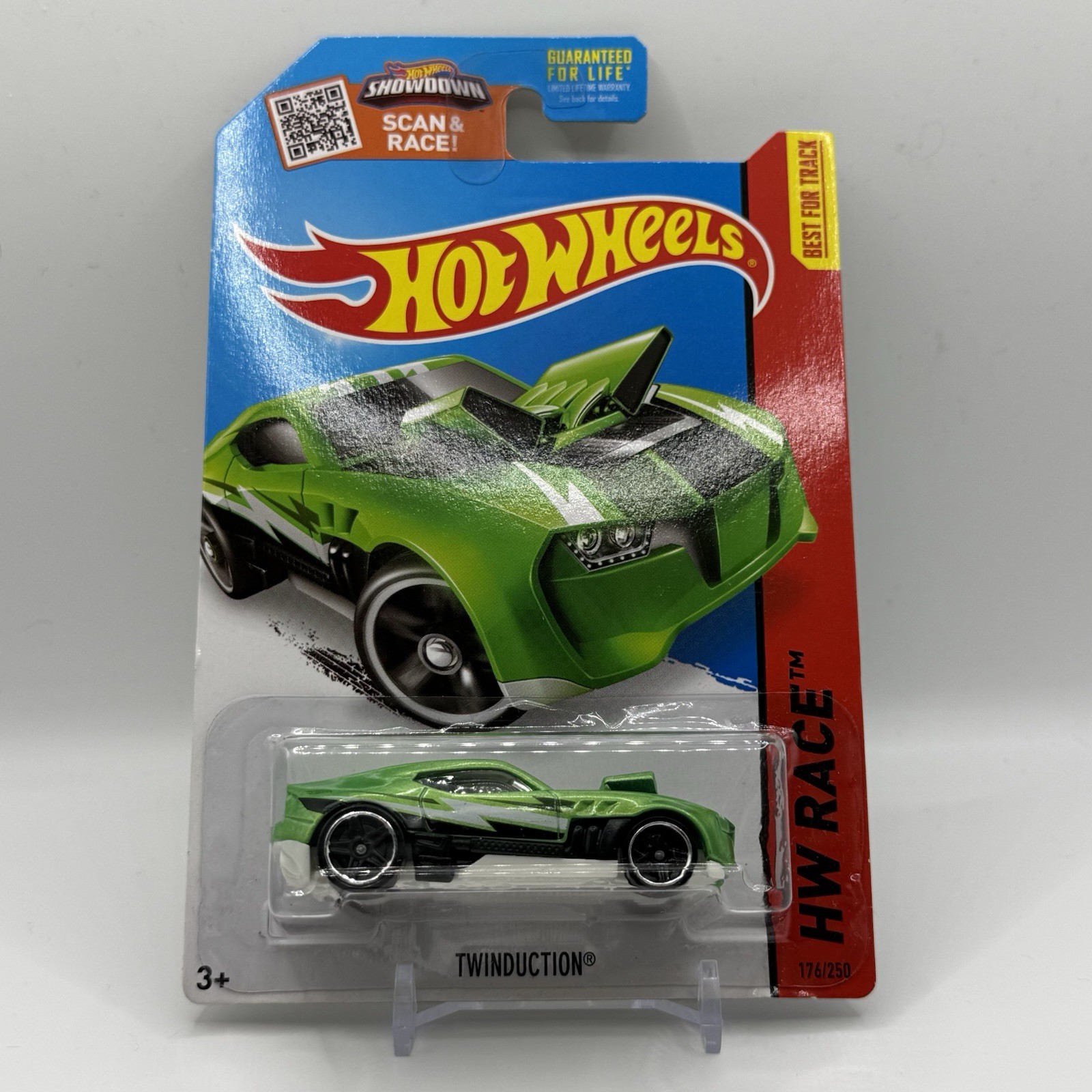 Hot Wheels 🛞🔥💨2014! HW Race TWINDUCTION Green Variant 126/250 CFL15-09B0M