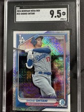 2024 Bowman Mega Box Shohei Ohtani #33 Los Angeles Dodgers SGC 9.5 Mint