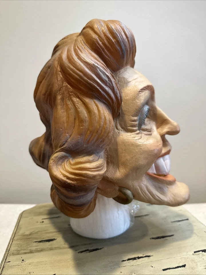 Vintage Cesar Mask 1986 Nancy, Reagan Halloween Mask Old School Style Mask - Image 2 of 4