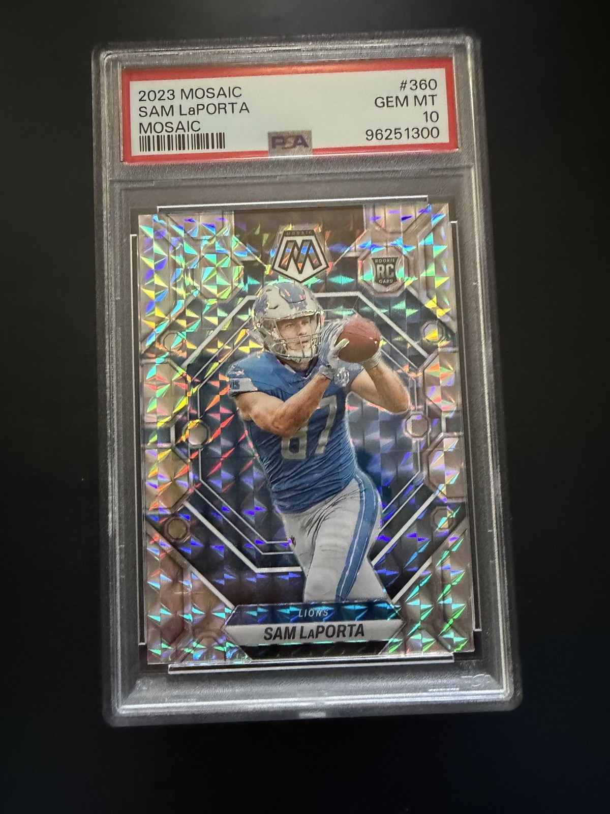 Sam LaPorta Panini Mosaic #360 Base