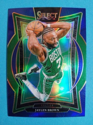 2024-25 Panini Select - Concourse Jaylen Brown #29 Blue Prizm for