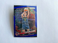 2025 panini wnba prizm CAITLIN CLARK # 22 base blue velocity prizm