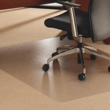 Cleartex Xxl Rectangular Polycarbonate Chairmat - Carpet, Hard Floor - 118"