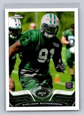 2013 Topps Chrome #202 Sheldon Richardson RC New York Jets