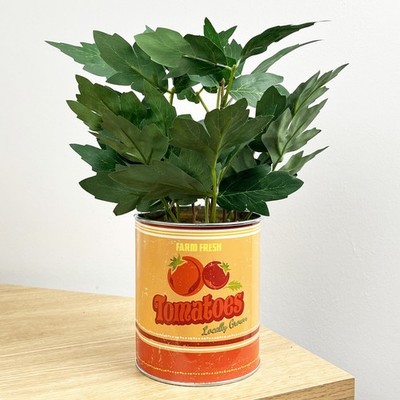 Künstliche Pflanzen in Töpfen Indoor kleine künstliche Tomatenpflanze Küche Deko Ornament