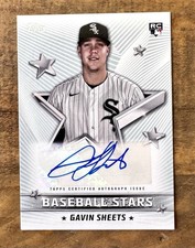2022 Topps Series 1 - Baseball Stars Autographs Gavin Sheets #BSA-GS (AU, RC)