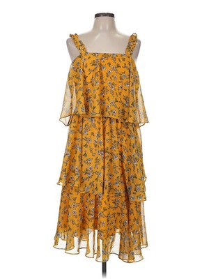 Marco Migliore Women Yellow Casual Dress M