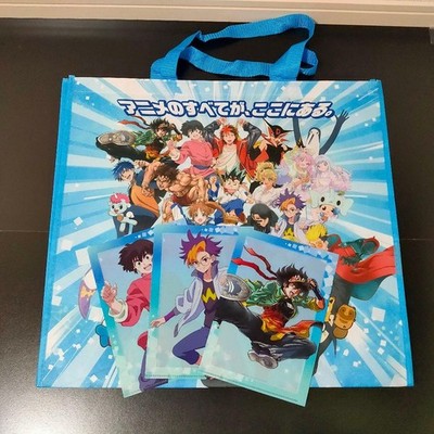 Ranma 1/2 AnimeJapan Stamp Rally Shopper + 3 B5 Clear Files, Nonwoven,