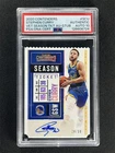 2020-21 Panini Contenders Stephen Curry Season Ticket Auto /30 PSA 10 Auto POP 1