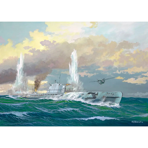 German Submarine Type XXI, Revell Modellbausatz - Bild 2 von 5
