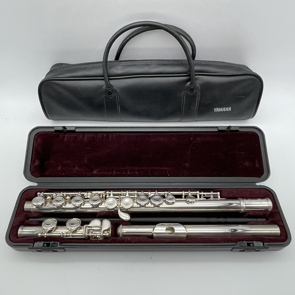 YAMAHA YFL-221 Student Flute Nickel Silver Plated with Hard Case +