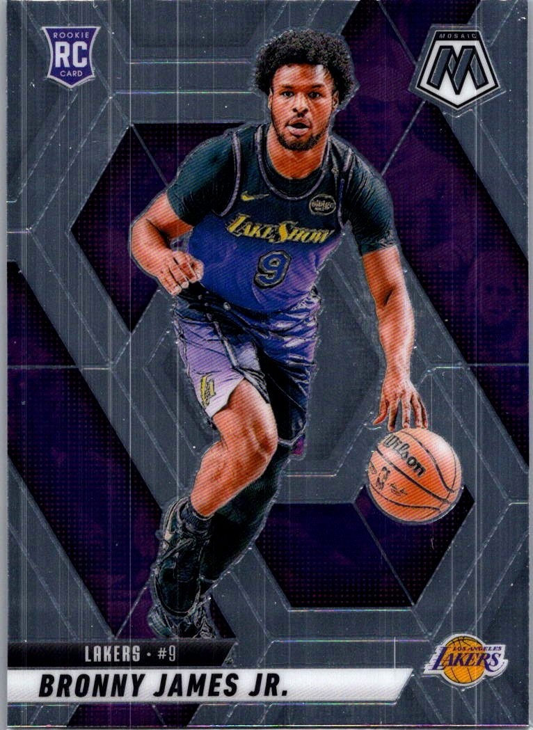 Bronny James JR #214 - Rookie - 2024-25 Panini Mosaic - Los Angeles Lakers