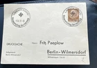 WW2 German Military Prepaid Postal Card Dated 1937
