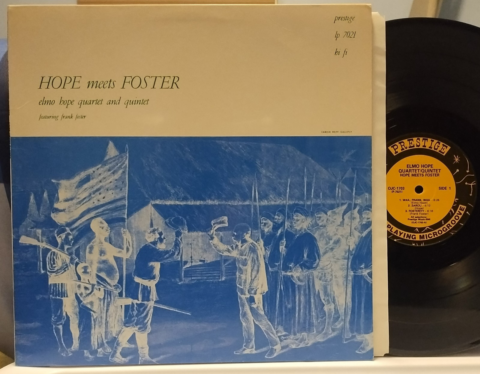 ELMO HOPE Meets FRANK FOSTER Scarce Jazz NM 1985 PRESTIGE LP Limited Edition-OJC