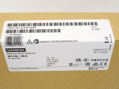 6ES7 531-7LH00-0AB0 NEW SIEMENS 6ES7531-7LH00-0AB0 S7-1500 Analog Input Module