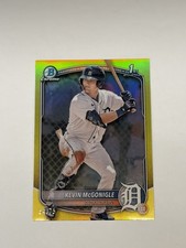 2025 Bowman Chrome Kevin McGonigle Chrome Yellow Refractor 1st /75 #BCP-79