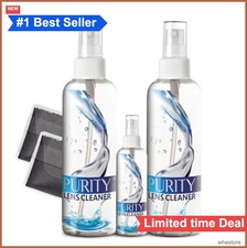 Eyeglass Lens Cleaner Spray Kit 18 oz 5 Piece with Microfiber Cloths Streak Free