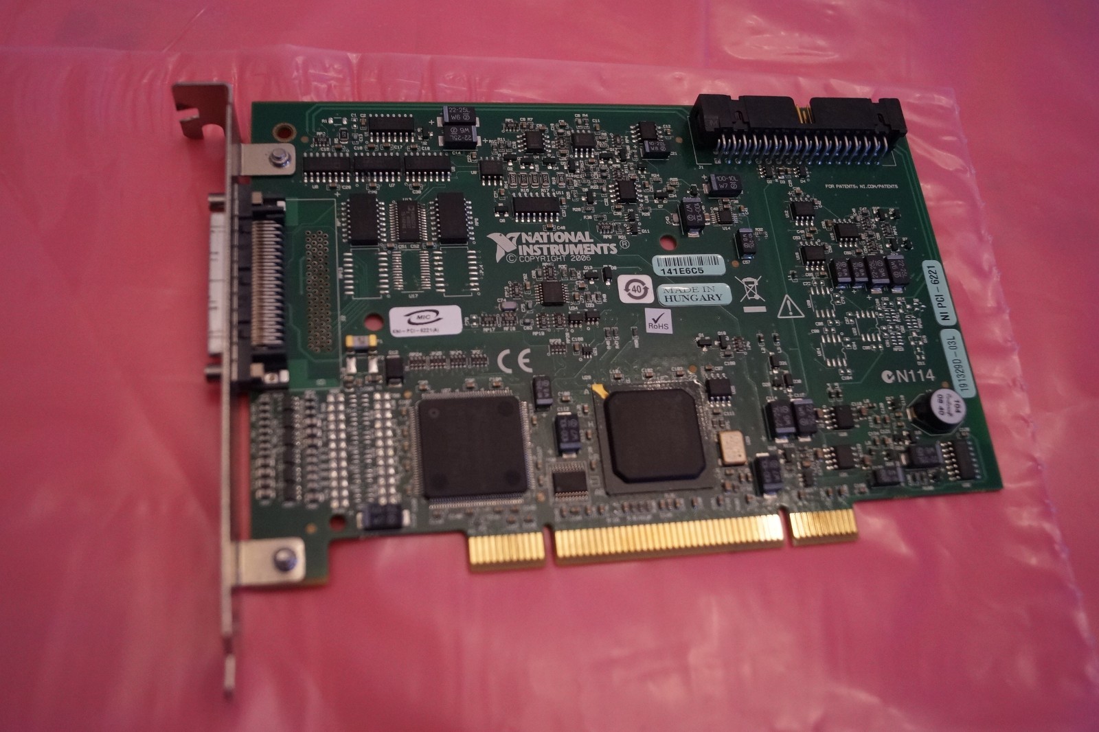 National Instruments PCI-6221 NI DAQ Card Multifunction 191329D-03L Data Acquisi