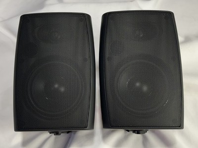 Herdio 5.25'' HOS-502 Passive Wired Waterproof Outdoor Speakers Pair New Open Box