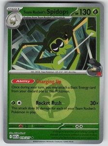 Team Rocket's Spidops (Energy Symbol Pattern) 019/217 Ascended Heroes Reverse Holo