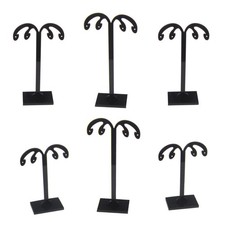  2 Sets Halskettenhalter Ohrringaufbewahrer Schmuckstander Ohrringständer