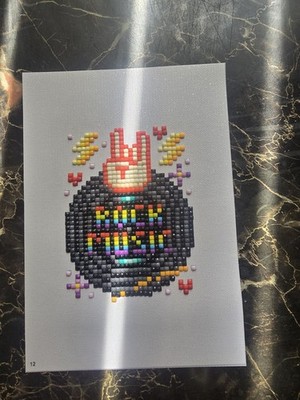 Rock Music Multicolor Rectangle Diamond Paintings Canvas 