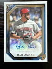 2021 Topps Gallery Rookie Autographs (AUTO) Tejay Antone Blue Parallel /50