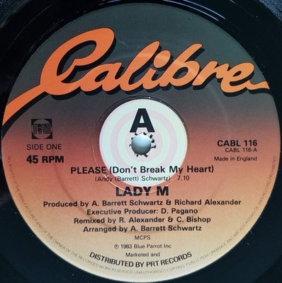 Lady M - Please (Don't Break My Heart) (12'') (Near Mint (NM or M-)) - 4109256813