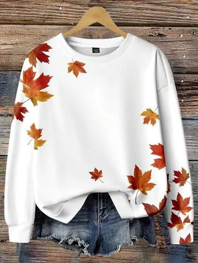 Camiseta informal manga larga cuello en V para mujer otoño invierno Foto 4 de 4