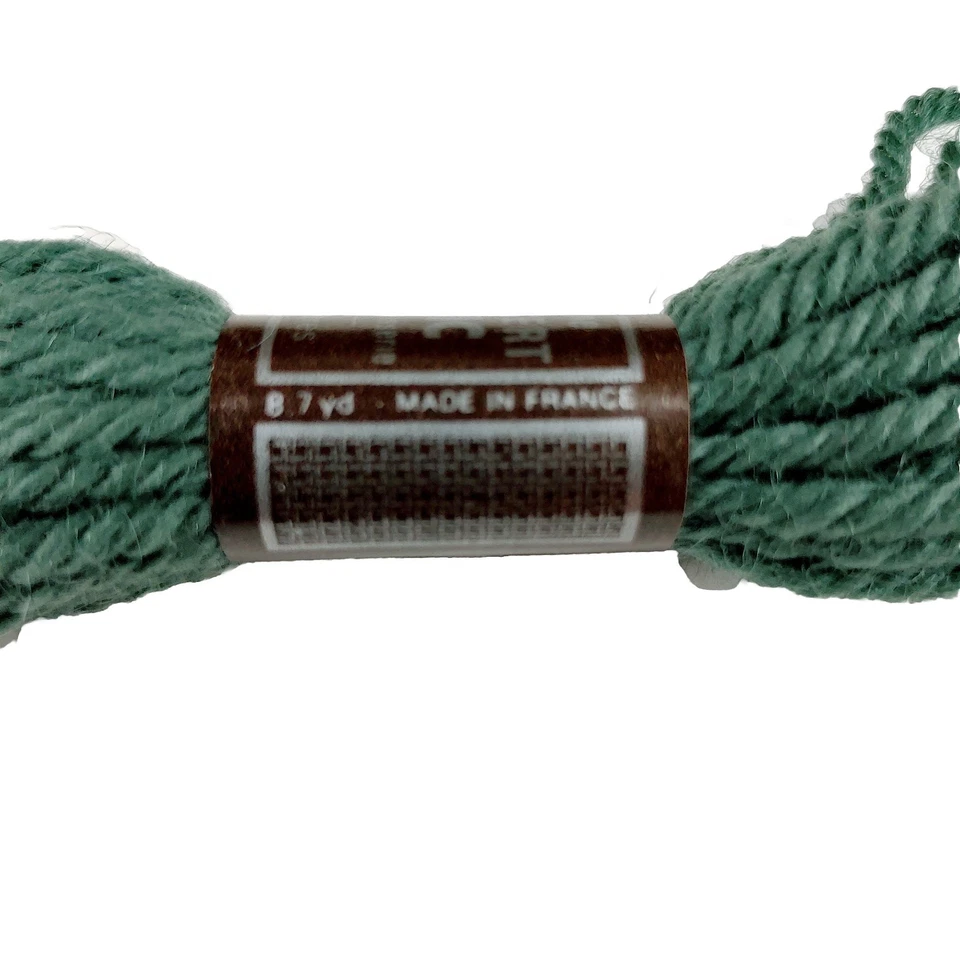 DMC Laine Colbert Yarn Grey Green Tapestry Wool Needlepoint Lot 10 Box France - Image 3 of 4