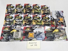 Matchbox Jurassic World Lot of 15 Die-Cast Cars Tyranno-Hauler Mosasaurus Sub