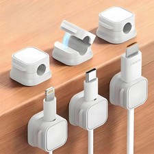 6Pack Spring Cord Organizer,Magnetic Cable Clips, Cable Management, Office De...