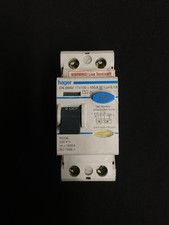 HAGER CN284U.174106. 100 AMP TYPE AC 100MA TYPE S (TIME DELAY) RCD *TESTED*