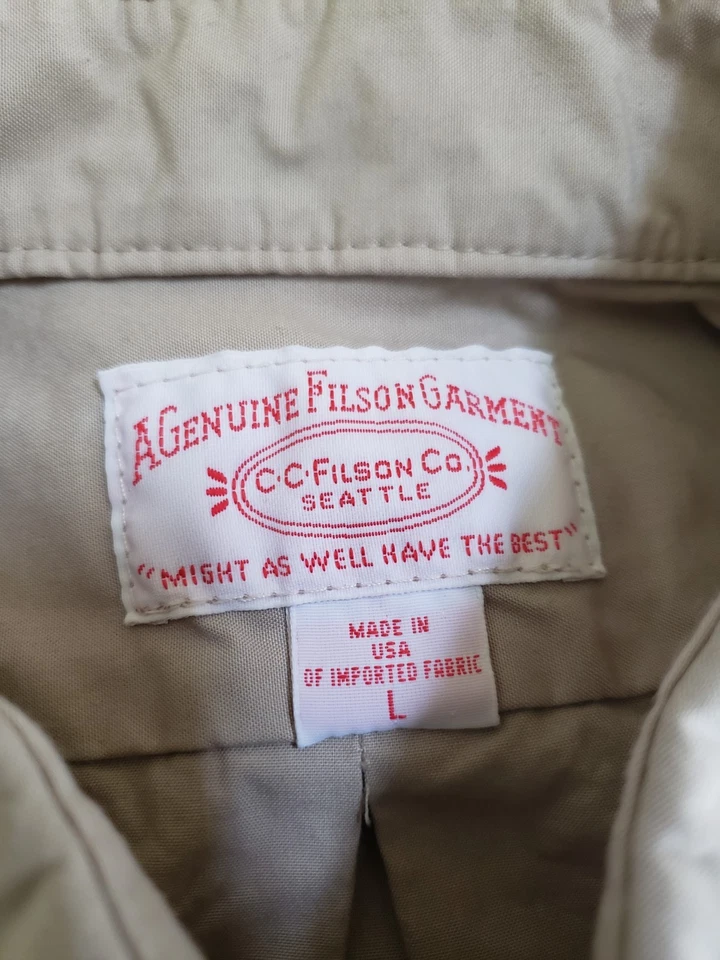 FILSON USA - Right Shoulder Pad Hunting Shooting L Shirt - Image 2 of 4