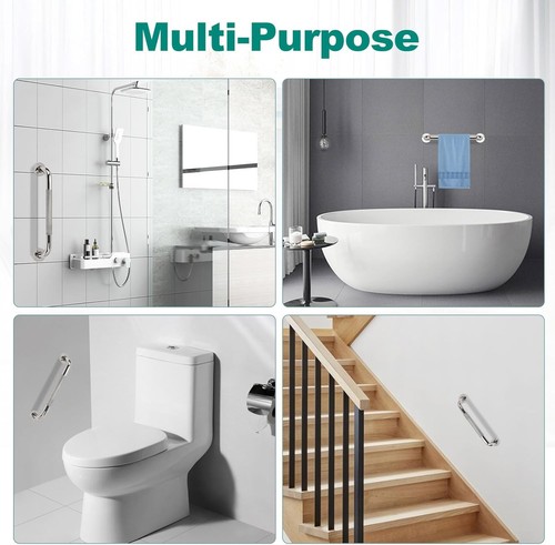 2 Stück 16 Zoll Haltegriffe für Badewannen und Duschen, Sicherheit Badezimmer Dusche Haltegriff B - Bild 7 von 7
